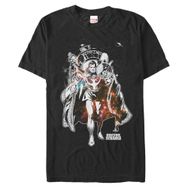 Marvel Big & Tall Klasik Strange Time Black Erkek T-shirt