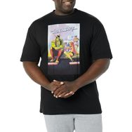 Marvel Big & Tall Klasik the Runaways Üst Kısa Kollu Siyah Erkek T-shirt