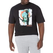 Marvel Big & Tall Klasik the Shatterer Üst Kısa Kollu Siyah Erkek T-shirt