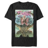 Marvel Big & Tall Klasik Thor Nov18 Black Erkek T-shirt