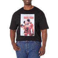 Marvel Big & Tall Klasik Tony Stark Oct19 Black Erkek T-shirt