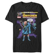 Marvel Big & Tall Klasik Wi the Watcher was Nearsighted Üst Kısa Kollu Siyah Erkek T-shirt