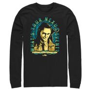 Marvel Big & Tall Loki Clocks Ticking Üst Kısa Kollu Siyah Erkek T-shirt