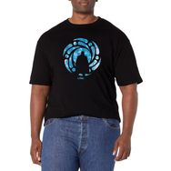 Marvel Big & Tall Loki He Who Remains Silhouette Üst Kısa Kollu Siyah Erkek T-shirt