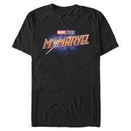 Marvel Big & Tall Ms Logolu Black Erkek T-shirt
