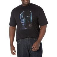 Marvel Big & Tall Nebula Avenge Üst Kısa Kollu Siyah Erkek T-shirt