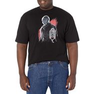 Marvel Big & Tall Nebula Tag Üst Kısa Kollu Siyah Erkek T-shirt