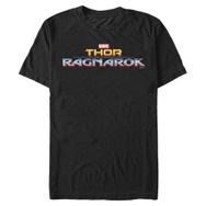 Marvel Big & Tall Ragnarok Logolu Üst Kısa Kollu Siyah Erkek T-shirt