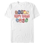 Marvel Big & Tall Seasonal Egg Vengers Üst Kısa Kollu Beyaz Erkek T-shirt