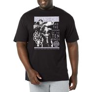 Marvel Big & Tall Shang-chi Baba Oğul İkili Üst Kısa Kollu Siyah Erkek T-shirt