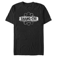 Marvel Big & Tall Shang-chi Logolu Üst Kısa Kollu Siyah Erkek T-shirt