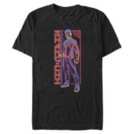 Marvel Big & Tall Shang-chi Neon Üst Kısa Kollu Siyah Erkek T-shirt