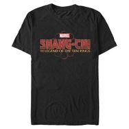 Marvel Big & Tall Shang-chi Üst Kısa Kollu Siyah Erkek T-shirt