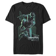 Marvel Big & Tall Spider Darkness Black Erkek T-shirt