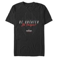 Marvel Big & Tall Spider-Man: Miles Morales Be Greater Be Yourself Black Erkek T-shirt