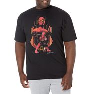 Marvel Big & Tall Spider-Man: No Way Home Entegre Takım Black Erkek T-shirt