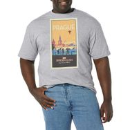 Marvel Big & Tall Spidey Home Prag Üst Kısa Kollu Athletic Heather Erkek T-shirt
