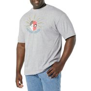 Marvel Big & Tall Spidey Sense Üst Kısa Kollu Athletic Heather Erkek T-shirt