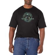 Marvel Big & Tall Steve Rodgers Hydra Üst Kısa Kollu Siyah Erkek T-shirt