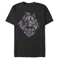 Marvel Big & Tall Thanos Action Endgame Üst Kısa Kollu Siyah Erkek T-shirt