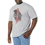 Marvel Big & Tall Thor Hulk Color Pop Üst Kısa Kollu Athletic Heather Erkek T-shirt