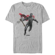 Marvel Big & Tall Thor Paint Üst Kısa Kollu Athletic Heather Erkek T-shirt