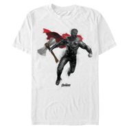 Marvel Big & Tall Thor Paint Üst Kısa Kollu Beyaz Erkek T-shirt