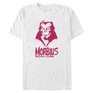 Marvel Big & Tall Universe Morbius Boya Üst Kısa Kollu Beyaz Erkek T-shirt