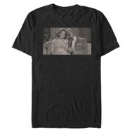 Marvel Big & Tall Wandavision Couch Çift Black Erkek T-shirt
