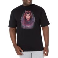 Marvel Big & Tall Wandavision Love to Fight Black Erkek T-shirt