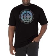 Marvel Big & Tall Wandavision S.w.o.r.d. Dijital Logo Üst Kısa Kollu Siyah Erkek T-shirt