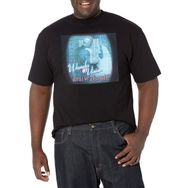 Marvel Big & Tall Wandavision Tele Couple Black Erkek T-shirt