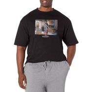 Marvel Big & Tall Wandavision the Era Üst Kısa Kollu Siyah Erkek T-shirt