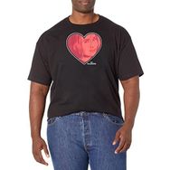 Marvel Big & Tall Wandavision Wanda Love Black Erkek T-shirt