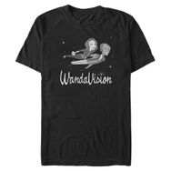 Marvel Big & Tall Wandavision Wv Flying Stars Üst Kısa Kollu Siyah Erkek T-shirt