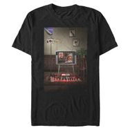 Marvel Big & Tall Wandavision Wv Poster 80'ler Üst Kısa Kollu Siyah Erkek T-shirt