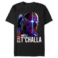 Marvel Big & Tall Watcher T'challa Black Erkek T-shirt