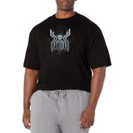 Marvel Big & Tall Web Logolu Black Erkek T-shirt