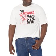 Marvel Büyük ve Uzun İki Kadın White Erkek T-shirt