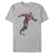 Marvel Büyük ve Uzun Karınca Boyası Athletic Heather Erkek T-shirt