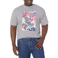 Marvel Büyük ve Uzun Klasik Aile Davası Athletic Heather Erkek T-shirt