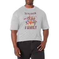 Marvel Büyük ve Uzun Klasik Aile Sezonu Athletic Heather Erkek T-shirt