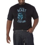 Marvel Büyük ve Uzun Klasik Canavar Kostümü Üst Kısa Kollu Siyah Erkek T-shirt