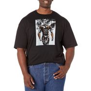 Marvel Büyük ve Uzun Klasik Cyclops Walks Üst Kısa Kollu Siyah Erkek T-shirt