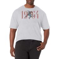 Marvel Büyük ve Uzun Klasik Dul Altmış Dört Athletic Heather Erkek T-shirt