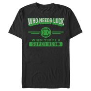 Marvel Büyük ve Uzun Klasik Dul Yonca Üniversite Siyah Erkek T-shirt