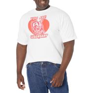 Marvel Büyük ve Uzun Klasik Efsanevi Kalp White Erkek T-shirt