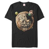 Marvel Büyük ve Uzun Klasik Ego Üst Kısa Kollu Siyah Erkek T-shirt