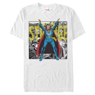 Marvel Büyük ve Uzun Klasik Eller Yukarı White Erkek T-shirt