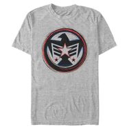Marvel Büyük ve Uzun Klasik Falcon America Athletic Heather Erkek T-shirt